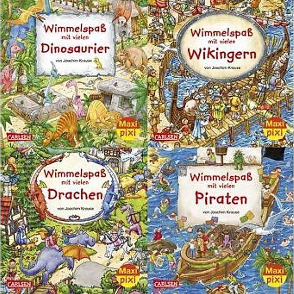 Wimmelbilder, 4 Hefte, Joachim Krause