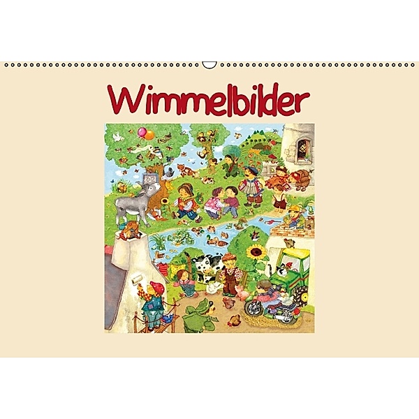 Wimmelbilder (Wandkalender 2014 DIN A2 quer), Marion Krätschmer