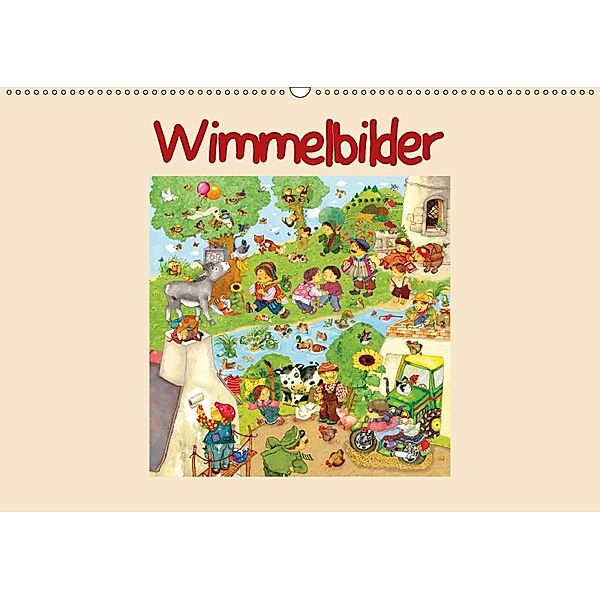 Wimmelbilder (Wandkalender 2018 DIN A2 quer), Marion Krätschmer