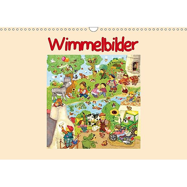 Wimmelbilder (Wandkalender 2021 DIN A3 quer), Marion Krätschmer