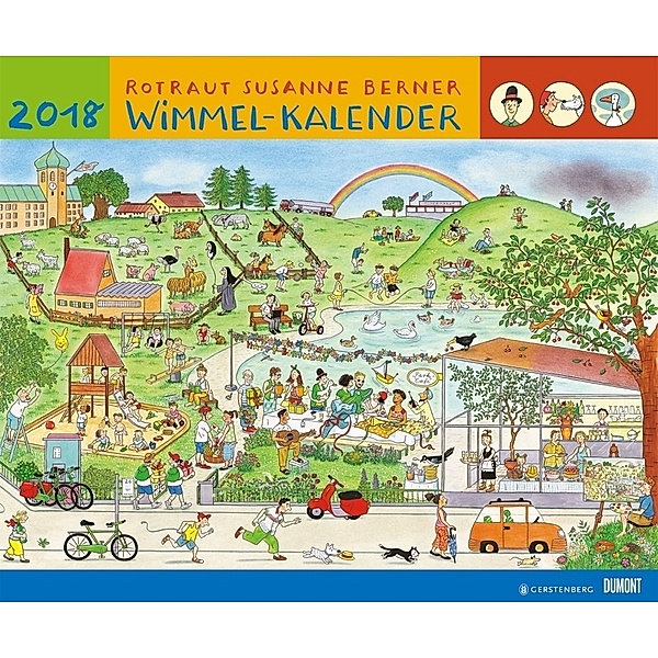 Wimmelkalender 2018, Rotraut Susanne Berner