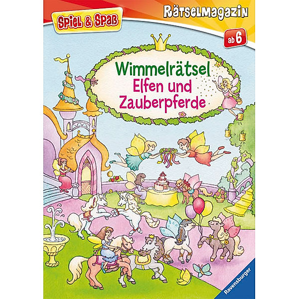 Wimmelrätsel Elfen und Zauberpferde