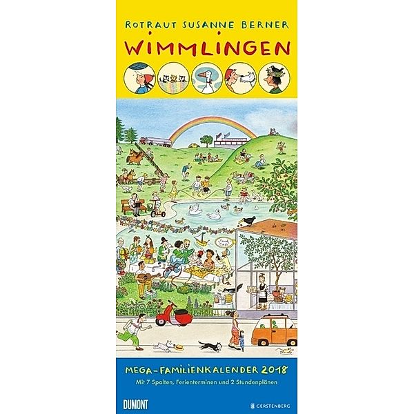 Wimmlingen - Mega-Familienkalender 2018, Rotraut Susanne Berner