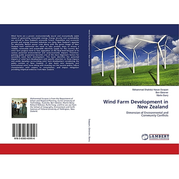 Wind Farm Development in New Zealand, Mohammad Shahidul Hasan Swapan, Ben Gleisner, Martin Barry
