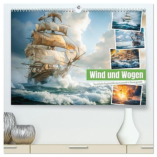 Wind und Wogen (hochwertiger Premium Wandkalender 2025 DIN A2 quer), Kunstdruck in Hochglanz, Calvendo, Steffen Gierok-Latniak