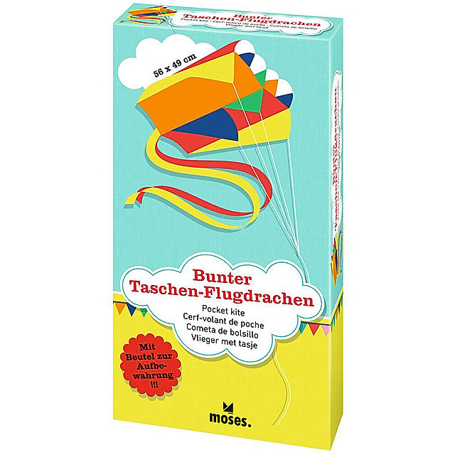 Winddrachen BUNTER TASCHEN-DRACHEN kaufen | tausendkind.at