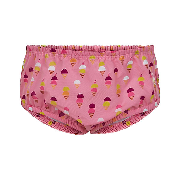 Color Kids Windel-Badehose ICE CREAM in sugar pink