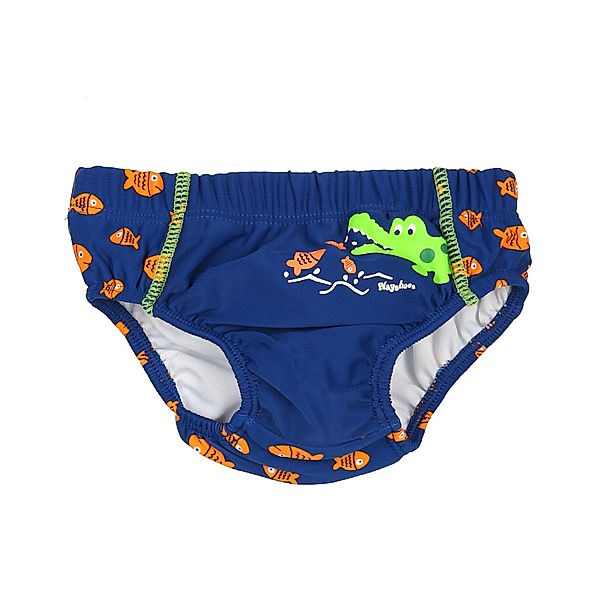 Playshoes Windel-Badehose KROKODIL in marine