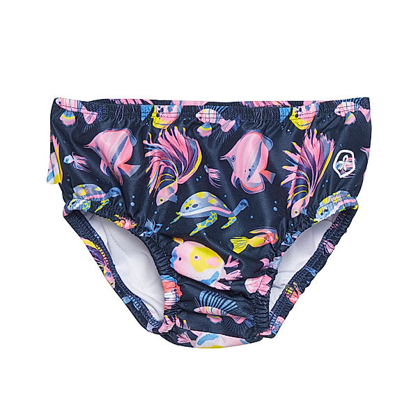 Color Kids Windel-Badehose WASSERWELT mit Rüschen in diva pink