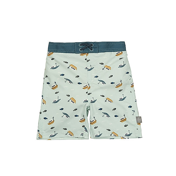 LÄSSIG Windel-Badeshorts BOAT in mint