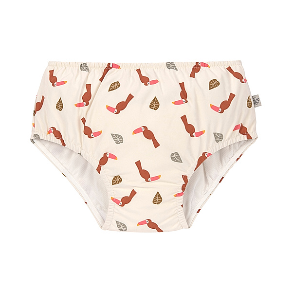 LÄSSIG Windelbadehose TOUCAN in offwhite
