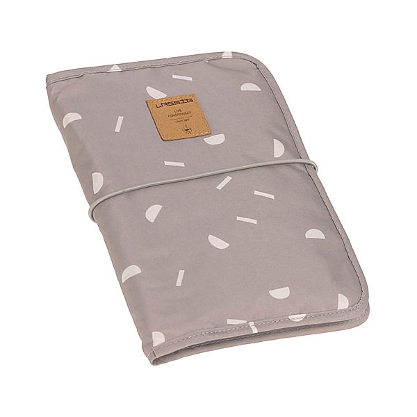 Lässig Windeltasche CHANGING PAD - BLOCKS in taupe