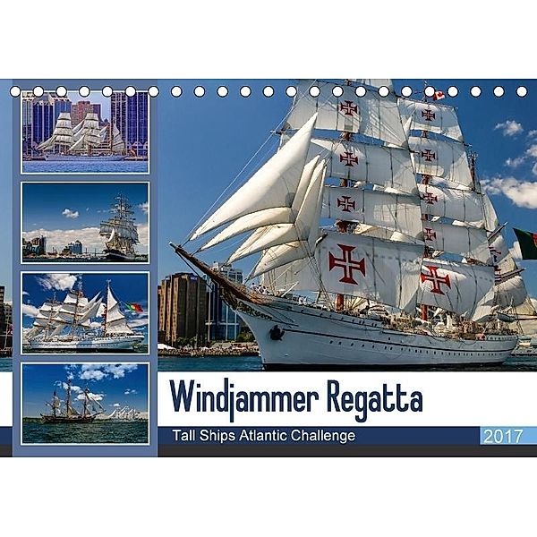 Windjammer-Regatta - Tall Ships Atlantic Challenge (Tischkalender 2017 DIN A5 quer), Photo4emotion.com