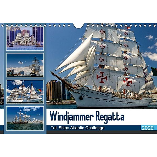 Windjammer-Regatta - Tall Ships Atlantic Challenge (Wandkalender 2020 DIN A4 quer)