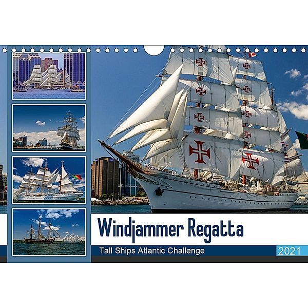 Windjammer-Regatta - Tall Ships Atlantic Challenge (Wandkalender 2021 DIN A4 quer), Photo4emotion.com