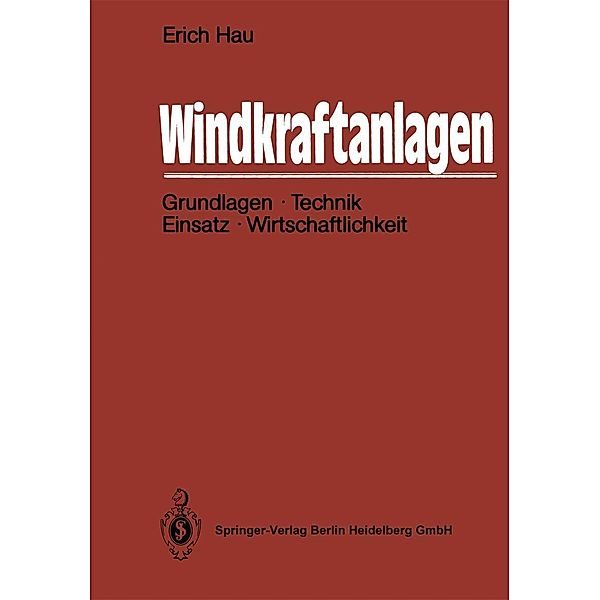 Windkraftanlagen, Erich Hau