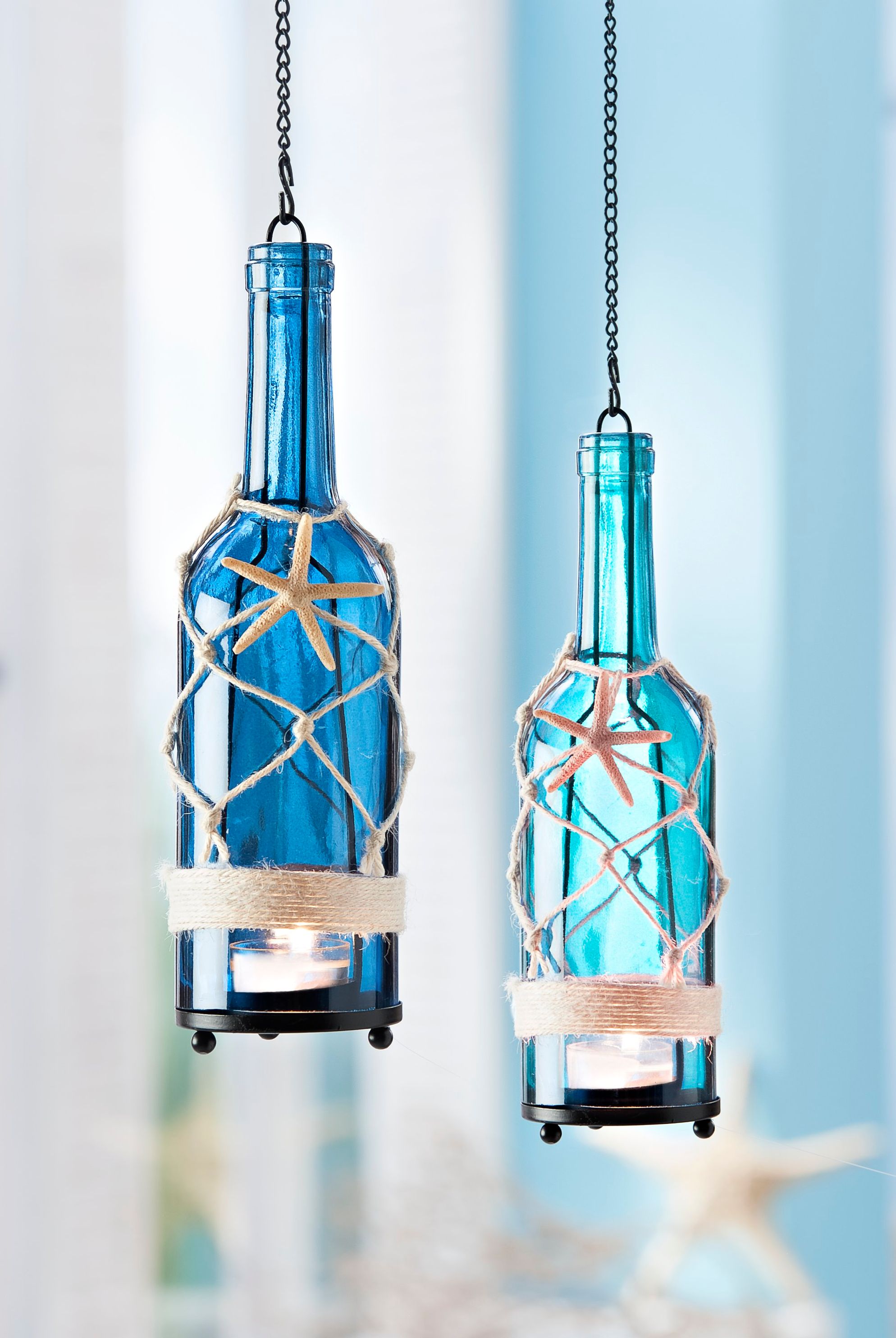 Windlicht-Flaschen Maritim, 2er-Set bestellen | Weltbild.ch