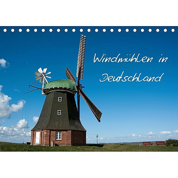 Windmühlen in Deutschland (Tischkalender 2021 DIN A5 quer), Frauke Scholz