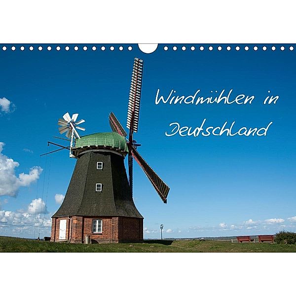Windmühlen in Deutschland (Wandkalender 2020 DIN A4 quer), Frauke Scholz