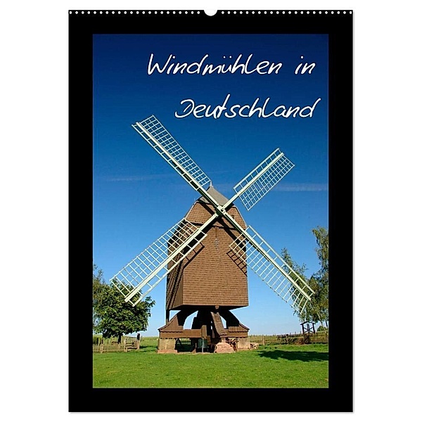 Windmühlen in Deutschland (Wandkalender 2024 DIN A2 hoch), CALVENDO Monatskalender, Frauke Scholz