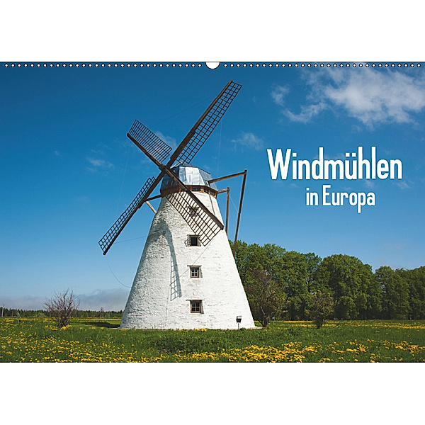 Windmühlen in Europa (Wandkalender 2019 DIN A2 quer), Frauke Scholz