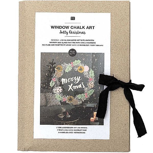 Window Chalk Art / Vorlagenmappe Jolly Christmas