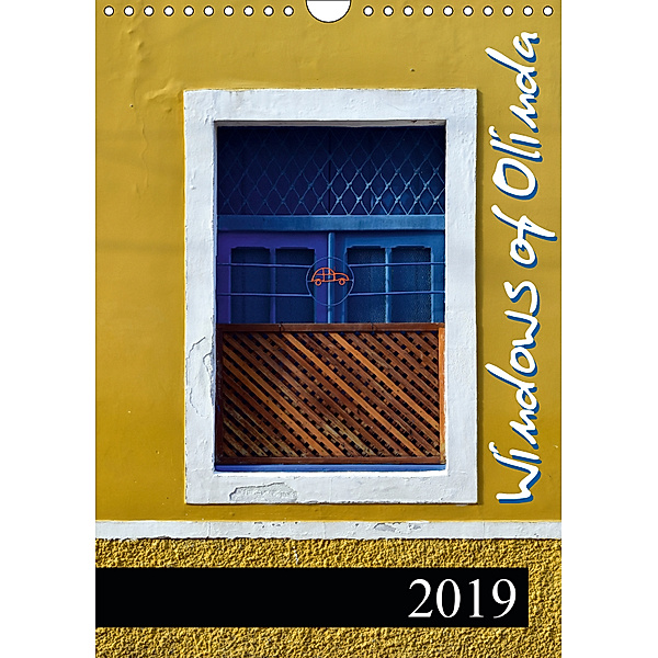 Windows of Olinda (Wall Calendar 2019 DIN A4 Portrait), Martiniano Ferraz