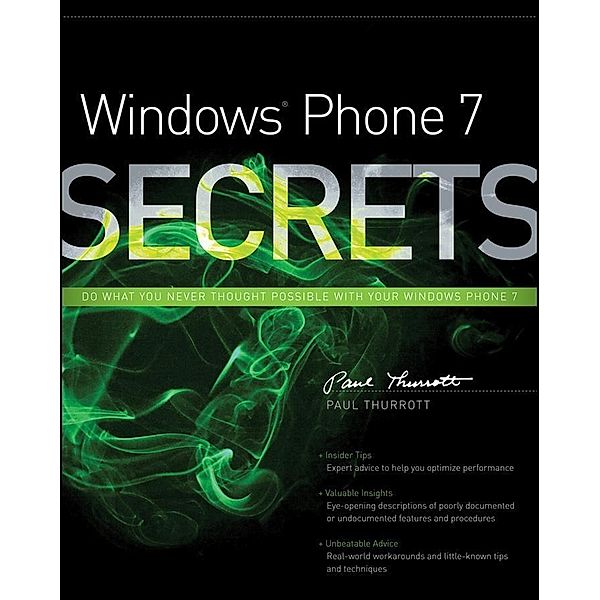 Windows Phone 7 Secrets, Paul Thurrott