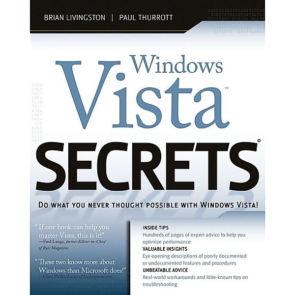 Windows Vista Secrets, Brian Livingston, Paul Thurrott