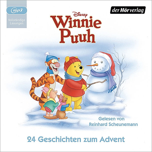 Winnie Puuh - 24 Geschichten zum Advent,1 Audio-CD, 1 MP3, Walt Disney