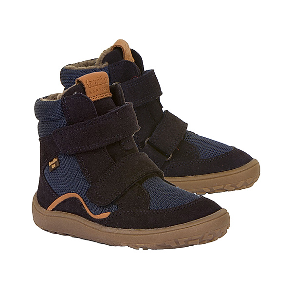 froddo® Winter-Boots BAREFOOT KLETT in blue