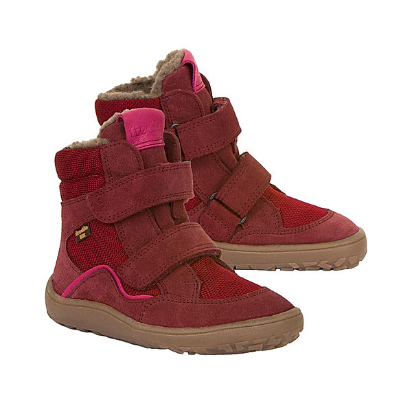 froddo® Winter-Boots BAREFOOT KLETT in bordeaux