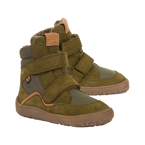 froddo® Winter-Boots BAREFOOT KLETT in dark green