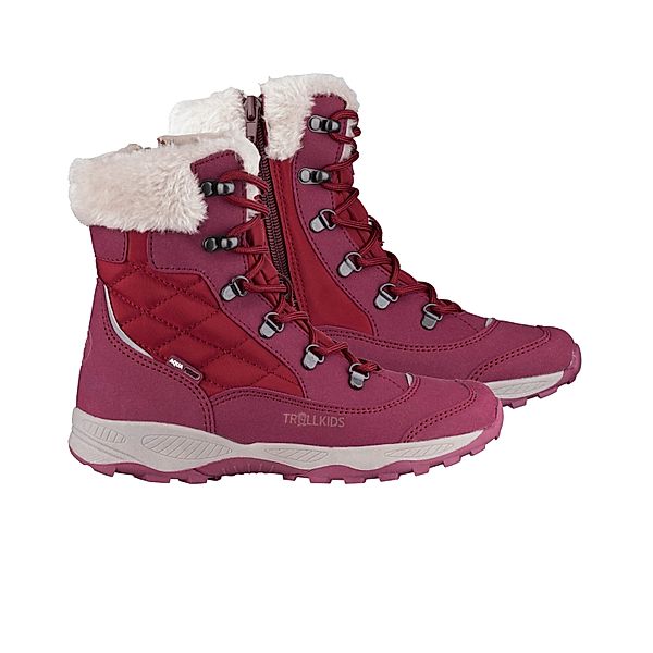 TROLLKIDS Winter-Boots GIRLS HEMSEDAL in dark rose