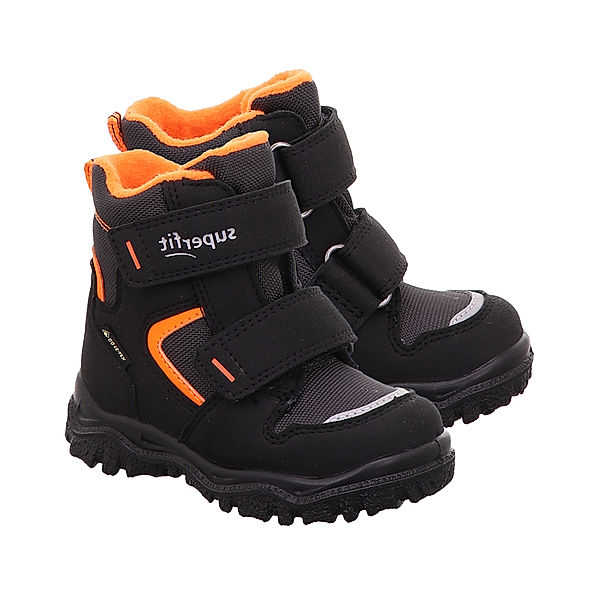 Superfit Winter-Boots HUSKY 1 gefüttert in schwarz/orange