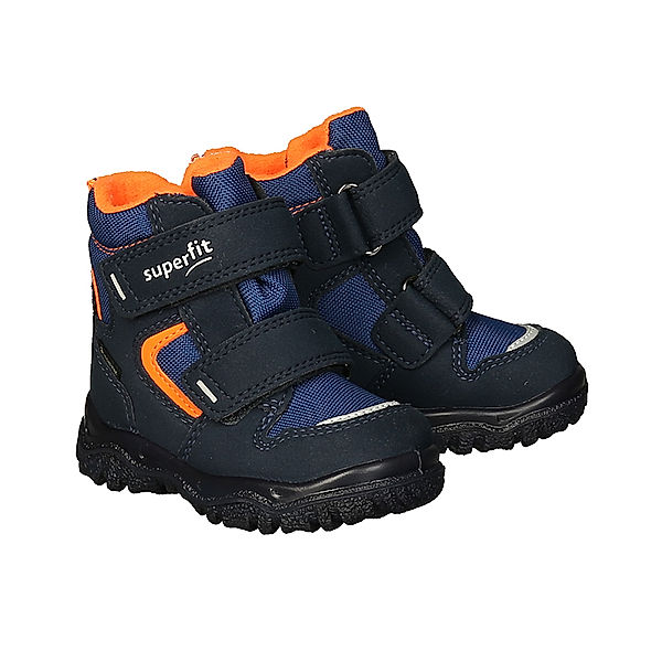 Superfit Winter-Boots HUSKY gefüttert in blau/orange