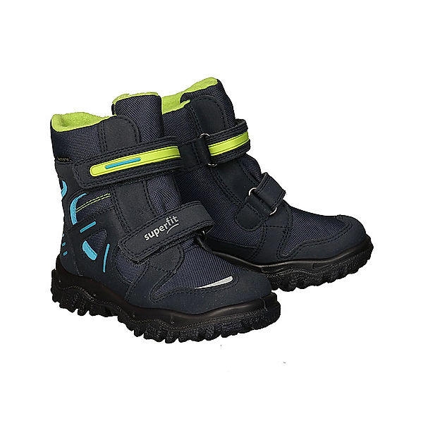 Superfit Winter-Boots HUSKY MULTI gefüttert in blau/grün