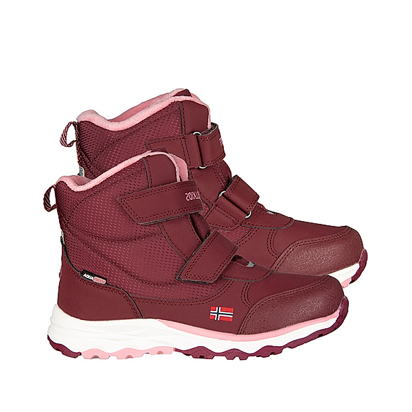 TROLLKIDS Winter-Boots KIDS HAFJELL in maroon red/antique rose