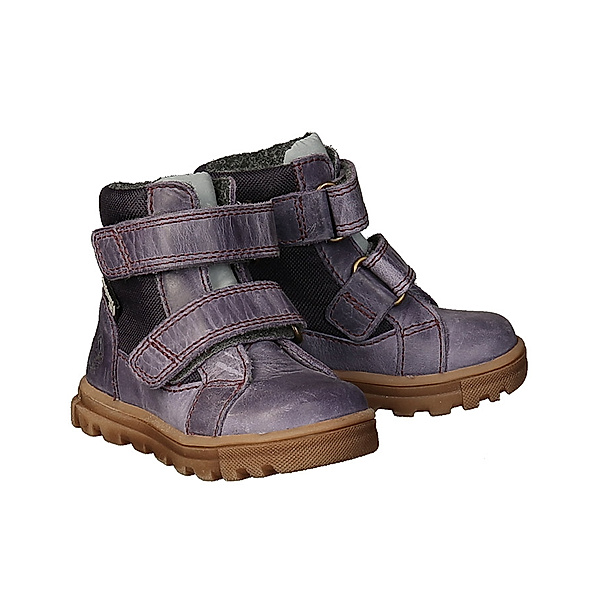 Bundgaard Winter-Boots NOAH VELCRO in lila