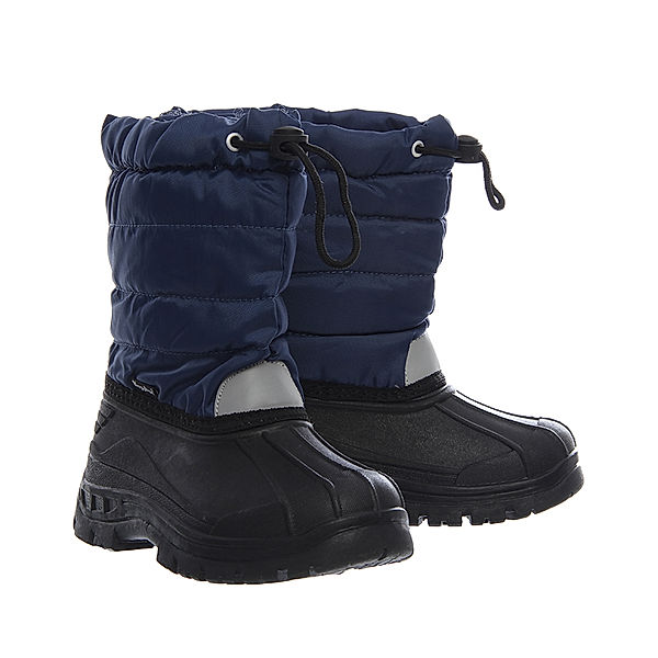 Playshoes Winter-Boots PLAY TIME mit Reflektoren in marine