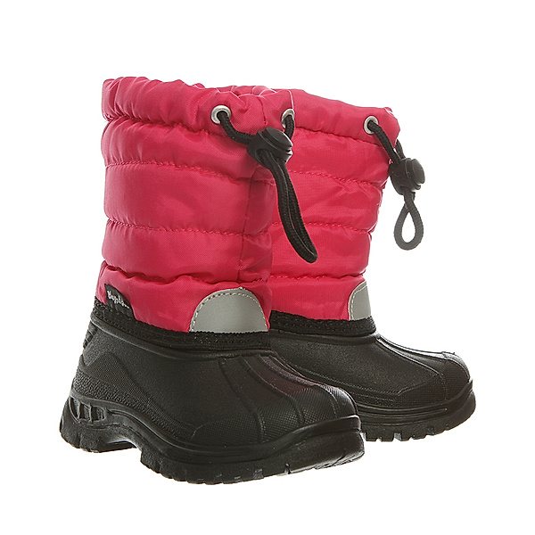 Playshoes Winter-Boots PLAY TIME mit Reflektoren in pink