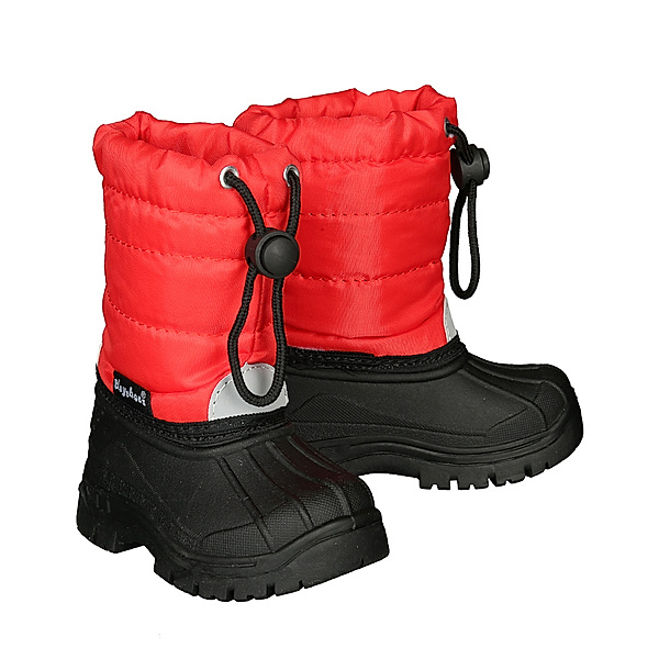 Playshoes Winter-Boots PLAY TIME mit Reflektoren in rot