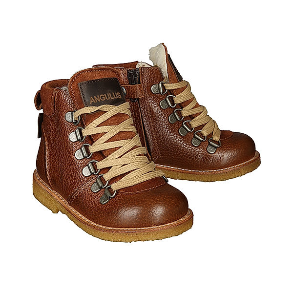 ANGULUS Winter-Boots SNORE TEX gefüttert in cognac