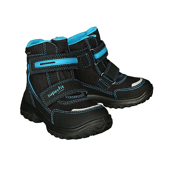 Superfit Winter-Boots SNOWCAT gefüttert in schwarz/aqua