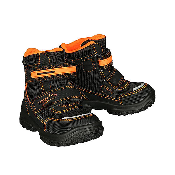 Superfit Winter-Boots SNOWCAT MULTI gefüttert  in schwarz/neonorange