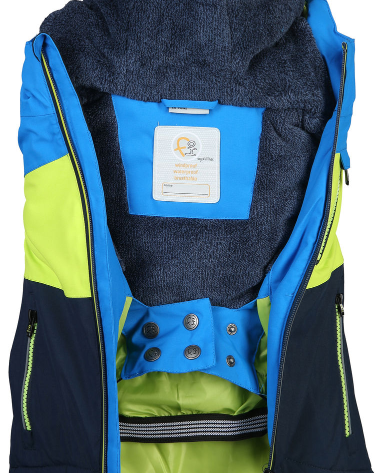 Winter-Funktionsjacke FISW 3 MNS SKI in neon blue