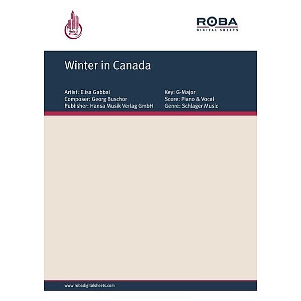 Winter in Canada, Georg Buschor, Christian Bruhn