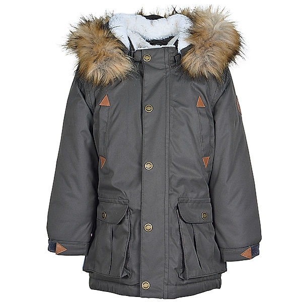 mikk-line Winter-Parka TWILL B in black olive