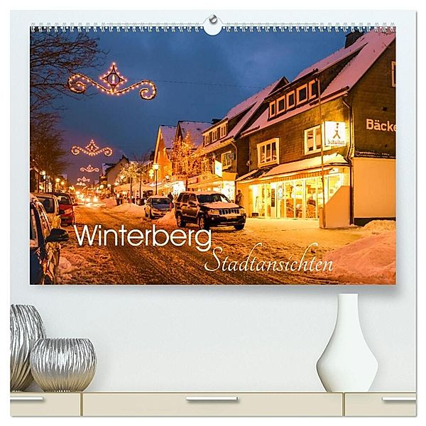 Winterberg - Stadtansichten (hochwertiger Premium Wandkalender 2024 DIN A2 quer), Kunstdruck in Hochglanz, Dora Pi