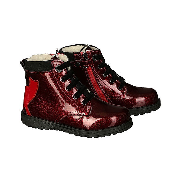 Primigi Winterboots PLAY CASUAL LANA mit Zipper in glitzer rot